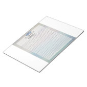 Gepersonaliseerd 8,5 x 11 Notitieblok: minimalisti Notitieblok (Schuin)