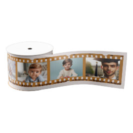 Gepersonaliseerd 8-foto film negatief all-occasion grosgrain lint