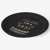 Gepersonaliseerd 90e verjaardag Geboren in 1931 z Papieren Bordje (Gekanteld)