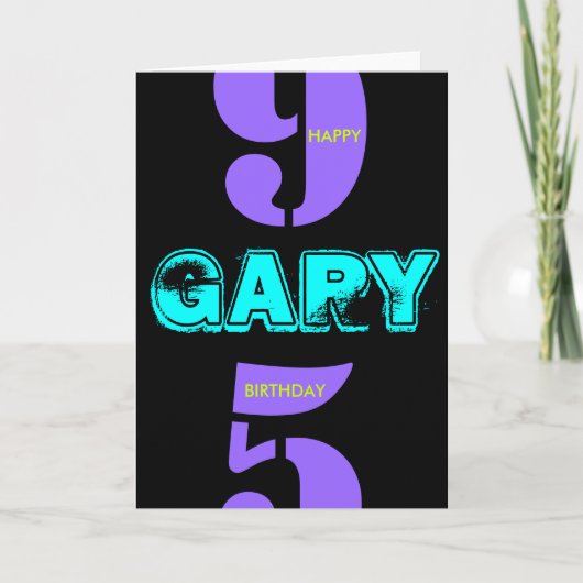 Gepersonaliseerd 95e Birthday POP Wenskaart Kaart (Voorkant)