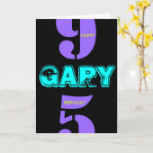 Gepersonaliseerd 95e Birthday POP Wenskaart Kaart (Gele Bloem)