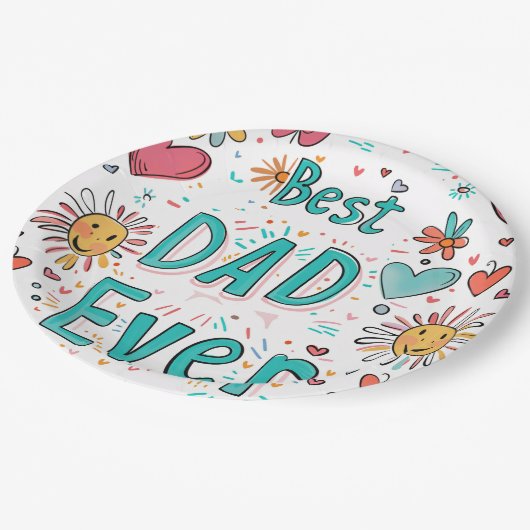 Gepersonaliseerd 9" Round Paper Bord (Gekanteld)