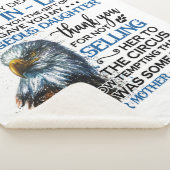 Gepersonaliseerd aan mijn beste zoon in de wet sherpa deken (3/4)