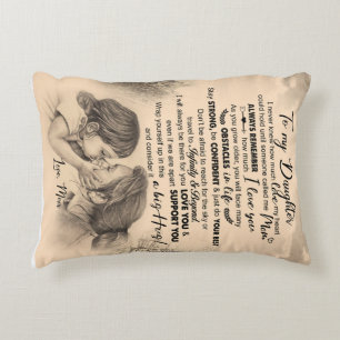 Gepersonaliseerd aan mijn dochter, liefde van mam accent kussen