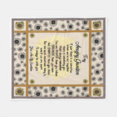 Gepersonaliseerd aan mijn geweldige kleinzoon van  fleece deken (Voorkant (Horizontaal))