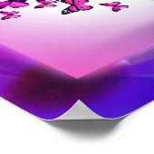 Gepersonaliseerd aan mijn moeder van dochter poster (Hoek)