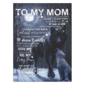 Gepersonaliseerd aan mijn moeder van zoon, tafelkleed (Voorkant)