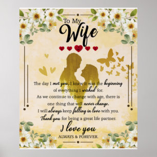 Gepersonaliseerd aan mijn portefeuille van de vrou poster