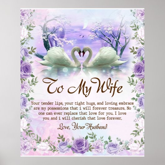 Gepersonaliseerd aan mijn portefeuille van de vrou poster (Voorkant)