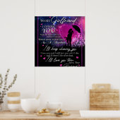 Gepersonaliseerd aan mijn prachtige Vriendin van B Poster (Keuken)