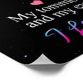 Gepersonaliseerd aan mijn prachtige Vriendin van B Poster (Hoek)