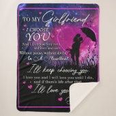 Gepersonaliseerd aan mijn prachtige Vriendin van B Sherpa Deken (Voorkant)