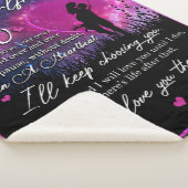 Gepersonaliseerd aan mijn prachtige Vriendin van B Sherpa Deken (3/4)