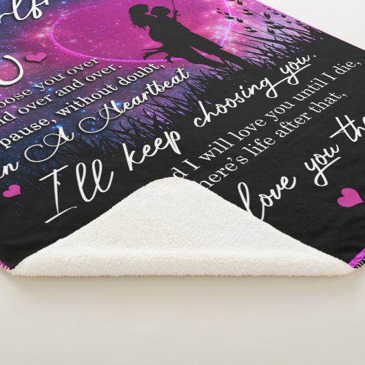 Gepersonaliseerd aan mijn prachtige Vriendin van B Sherpa Deken (3/4)