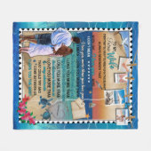 Gepersonaliseerd aan mijn toekomstige vrouw van Hu Fleece Deken (Voorkant (Horizontaal))