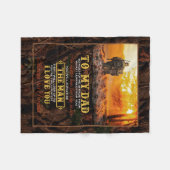 Gepersonaliseerd aan mijn vader liefdesbrief van z fleece deken (Voorkant (Horizontaal))