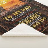 Gepersonaliseerd aan mijn vader liefdesbrief van z sherpa deken (3/4)