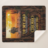 Gepersonaliseerd aan mijn vader liefdesbrief van z sherpa deken (Voorkant (horizontaal))