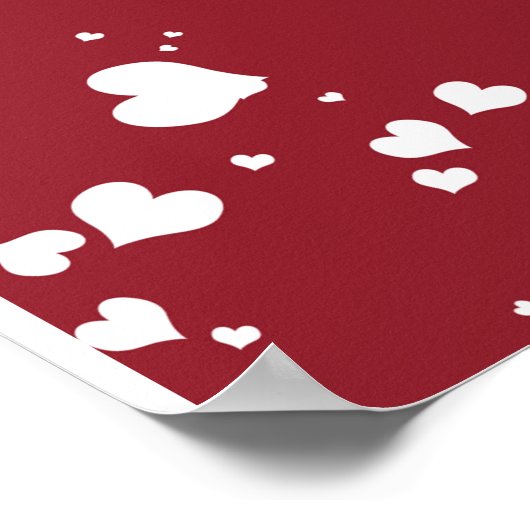 Gepersonaliseerd aan mijn vrouw-liefde van echtgen poster (Hoek)