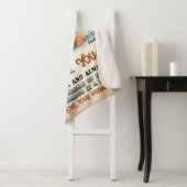 Gepersonaliseerd aan mijn vrouw van echtgenoot ver sherpa deken (In situ)