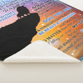 Gepersonaliseerd aan mijn zoon, brief van mam Blan Sherpa Deken (3/4)