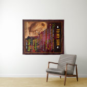 Gepersonaliseerd aan mijn zoon, liefdesbrief van v wandkleed (In Situ (horizontaal))