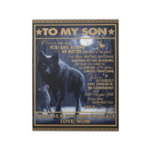 Gepersonaliseerd aan mijn zoon, Son Birthday Gift Notitieblok (Linkerzijde)