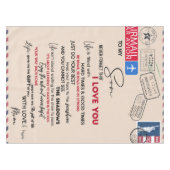 Gepersonaliseerd aan mijn zoon, Son Birthday Gift Tafelkleed (Voorkant (Horizontaal))