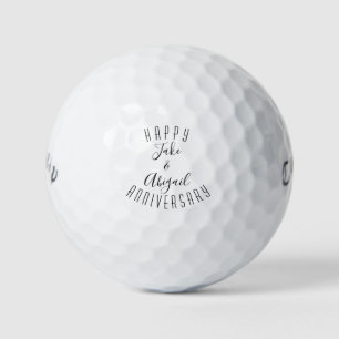 Gepersonaliseerd aangepast blij Jubileum Golfballen