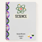 Gepersonaliseerd aangepast Notitieboek voor studen (Voorkant)