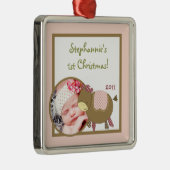 Gepersonaliseerd Aangepast Ornament Abbys Boerderi (Rechts)