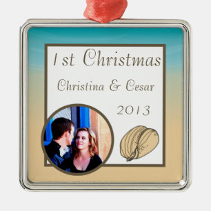 Gepersonaliseerd Aangepast Ornament Ocean Beach Sh