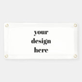 Gepersonaliseerd Aangepast Spandoek (Horizontaal)