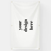 Gepersonaliseerd Aangepast Spandoek (Verticaal)