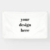 Gepersonaliseerd Aangepast Spandoek (Horizontaal)