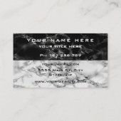 Gepersonaliseerd Aangepast Visitekaartje Marmeren  (Achterkant)