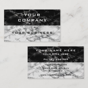 Gepersonaliseerd Aangepast Visitekaartje Marmeren 