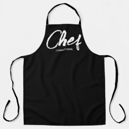 Gepersonaliseerd aangepaste chef-kok Schort | Mode