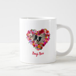 Gepersonaliseerd / Aangepaste Hond / Huisdier Foto Grote Koffiekop