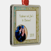 Gepersonaliseerd aangepaste Ornament Floral Burst (Rechts)