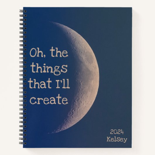 Gepersonaliseerd aanmaakjournaal notitieboek (Voorkant)