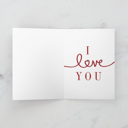 Gepersonaliseerd aantal dagen dat ik van je heb ge feestdagen kaart (Binnen)