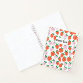 Gepersonaliseerd aardbeien Notitieboek (Binnen)