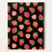 Gepersonaliseerd aardbeienpatroon 2023 planner (Achterkant)