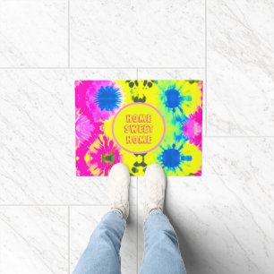 GEPERSONALISEERD ABSTRACT HUIS ZOET HUIS STROPDAS- DEURMAT