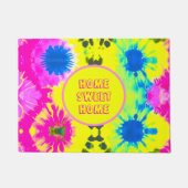 GEPERSONALISEERD ABSTRACT HUIS ZOET HUIS STROPDAS- DEURMAT (Voorkant)