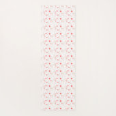 Gepersonaliseerd Abstract kleurrijk hartenpatroon Yogamat (Achterkant)