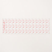 Gepersonaliseerd Abstract kleurrijk hartenpatroon Yogamat (Voorkant (horizontaal))