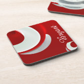 Gepersonaliseerd Abstract Onderzetter (Linkerzijde)