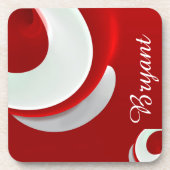 Gepersonaliseerd Abstract Onderzetter (Voorkant)